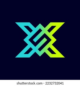 El monograma es la letra X y el número 5. Elegante y contundente.