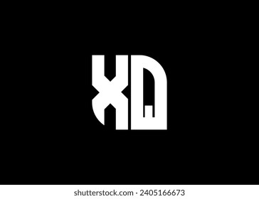 Monogram Letter XQ Logo Design vector template