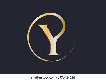 Monogram letter Y logo design Vector. Y letter logo design with modern trendy