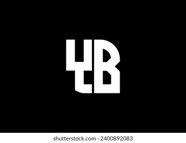 Monogram Letter YB Logo Design vector template