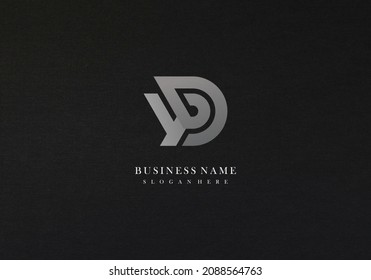 Monogram letter Y+D usage business and finance