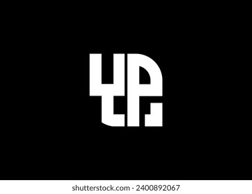 Monogram Letter YP Logo Design vector template