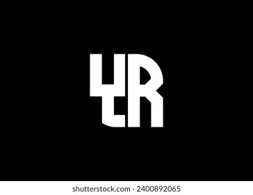 Monogram Letter YR Logo Design-Vektorvorlage