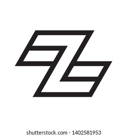 Monogram Letter Z Business Company Vector Logo Design