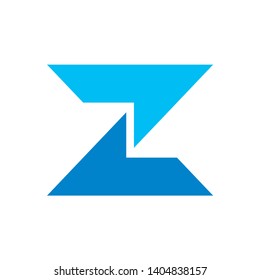 Monogram Letter Z Business Company Vector Logo Design