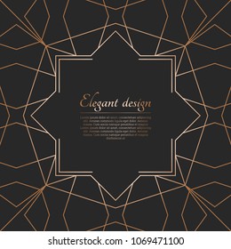 Monogram line vintage frame. Greeting cards. Wedding invitations. Retro style. Vector logo template, labels and badges. Circular ornament. Round seamless frame.