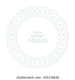 Monogram line vintage frame. Greeting cards. Wedding invitations. Retro style. Vector logo template, labels and badges