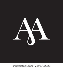 Monogram Logo AA Letter Initial