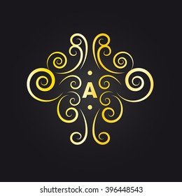 Monogram. Logo. Concept. Antique Store. Vector.