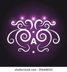 Monogram. Logo. Concept. Antique Store. Vector.