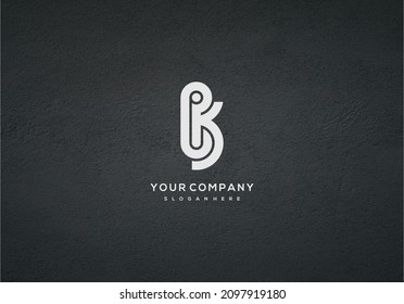 Monogram logo concept your company 