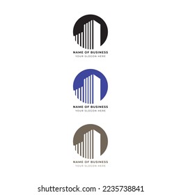Monogram Logo-Design für Business, Logotype, Architektur- und Baulogo-Design, Real Estate einzigartig und einfach Design