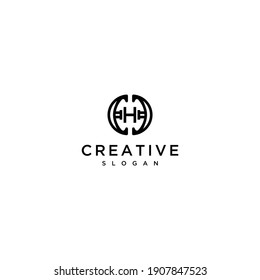 Monogram Logo Design C, HC, CH