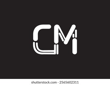  monogram logo design and company logo
