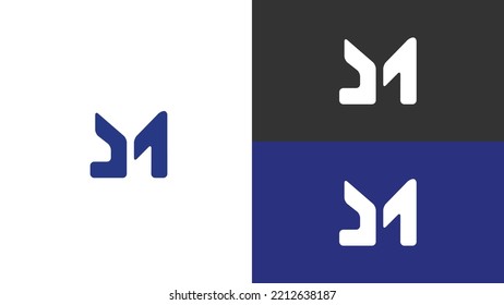 Monogram Logo Design DM, Logomark, logotype