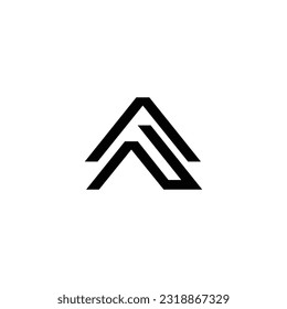 AN Monogram Logo Design Idea