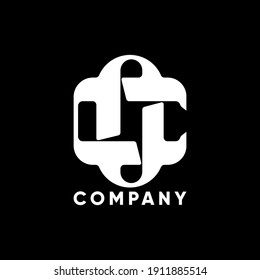 monogram logo design idea, letter O C monogram logo 