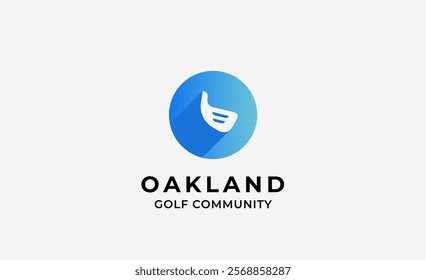 Monogram logo design initial O and Golf. Golf ball, golf stick and sport typography concept. Club and community template design. Club and community template design.