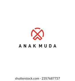 Monogram AM logo design inspiration