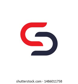 Monogram logo design minimal/simple style