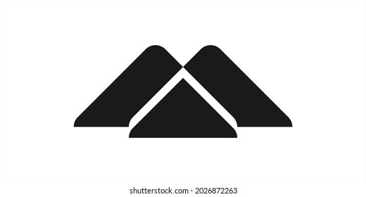 monogram logo design on the letter M