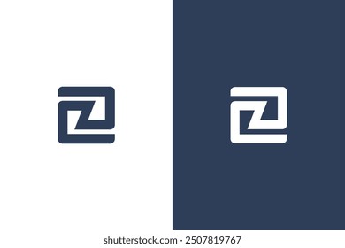 monogram logo design template, simple initial logo mark for your brand, business, etc