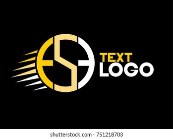monogram logo e s a