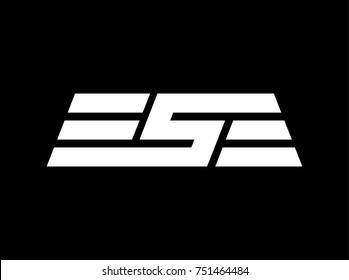 monogram logo e s a