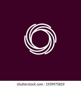 Monogramm-Logo, elegantes minimalistisches Design