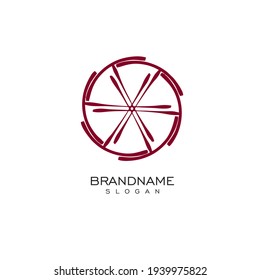 monogram logo, elegant minimalist design