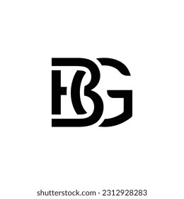 
logotipo de monograma g b letra