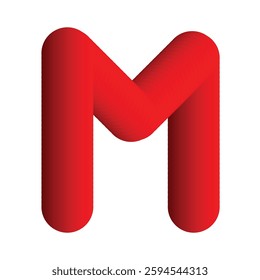Monogram logo huruf M, inisial MM logo design