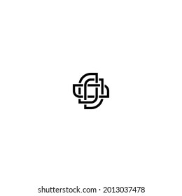 The monogram logo or icon has a modern style full of meaning with luxury, elegance and exclusiveness. suitable for describing businesses in the fields of fashion, technology, consulting.