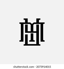 Monogram Logo Initial Letters M Y Stock Vector (Royalty Free ...