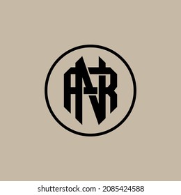 Monogram logo, Initial letters N, R, NR or RN