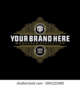 Monogram logo, Initial letters T, G, TG or GT 