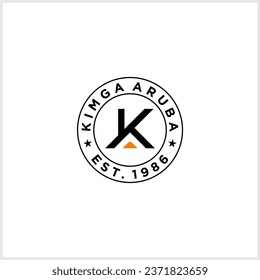 Monogram Logo KA, sign, emblem