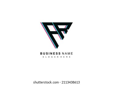 MONOGRAM LOGO LETER F+R FULL COLOR