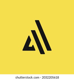 logotipo en monograma de la letra a