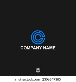 monogram logo letter c blockchain, symbol, design, icon, business, initial, shape, concept, blockchain, technology, crypto, abstract, coin, sign, corporate, modern, geometric template