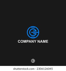 Monogram logo letter C, CC or CCC modern company, template, vector, modern, abstract, brand, symbol, logotype, alphabet, graphic, design, business, icon, concept, cc, c, sign, font, simple