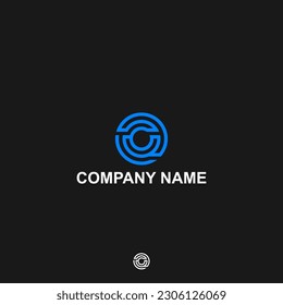 Letra de logotipo de monograma C, CC o CCC moderna empresa, plantilla, vector, moderno, abstracto, marca, símbolo, logotipo, alfabeto, gráfico, diseño, negocio, icono, concepto, cc, c, signo, fuente, sencillo