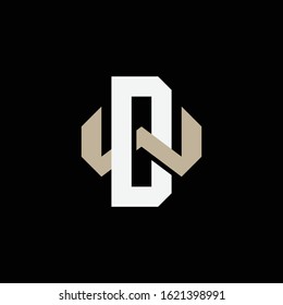 monogram logo letter DW or WD sporty, simple, minimalist, interlock, on black background