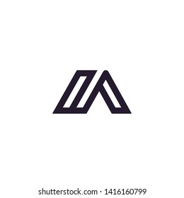 Monogram Logo Letter EA, Symbol Logo Concept E + A + Roof.