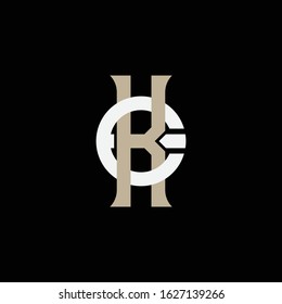 monogram logo letter EK or KE modern, sporty, interlock on black background