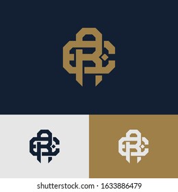 monogram logo letter ER or RE modern look, simple, interlock