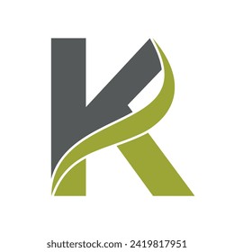 Monogram logo letter K for business and company sign