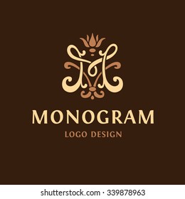Monogram Logo. The Letter M.