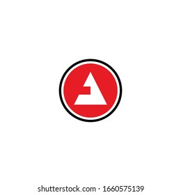 logotipo monograma, letra a y plantilla de diseño