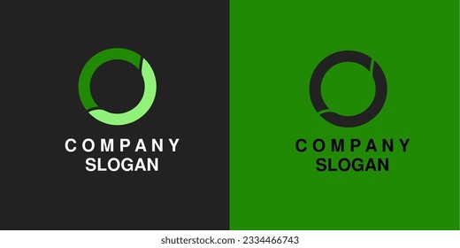 monogram logo of letter O in vector format. Easy to edit and customize.